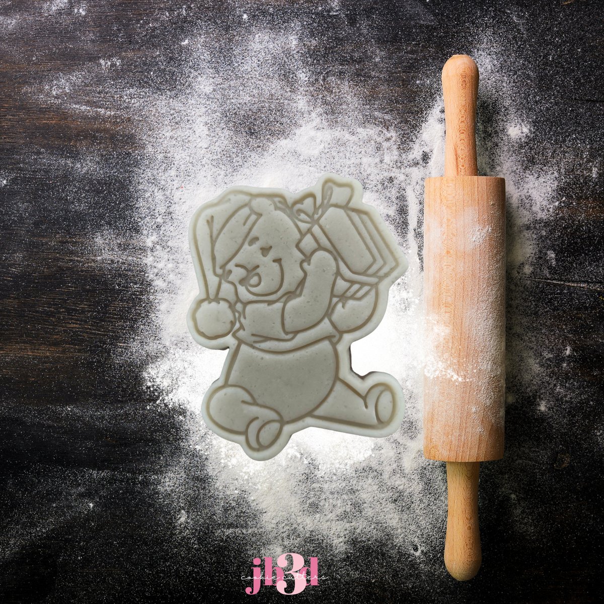 Winnie the Pooh Christmas present - Cutter & Embosser Stamp