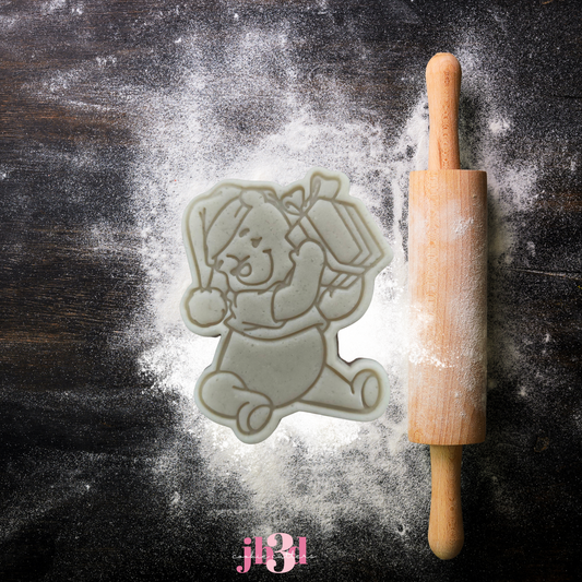 Winnie the Pooh Christmas present - Cutter & Embosser Stamp