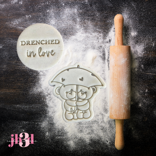 Drenched in Love - Cutte & Embosser Stamps