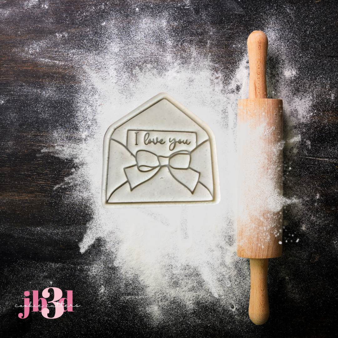 I love you Love Letter - Cutter & Embosser Stamp