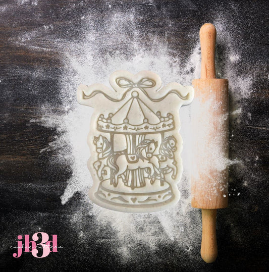 Merry Go Round - Cutter & Embosser stamp
