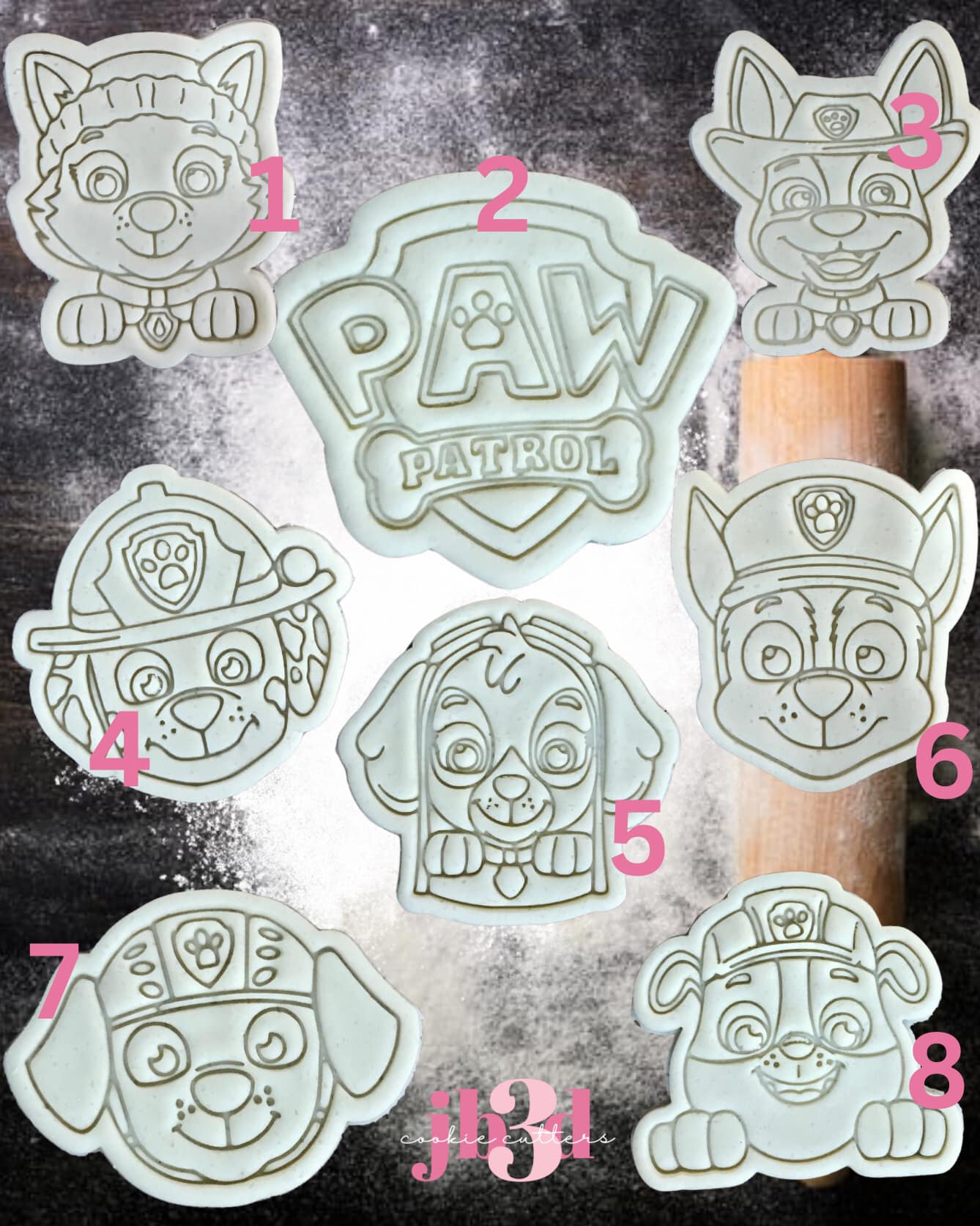 Paw Patrol Set - Cutters & Embosser Stamps