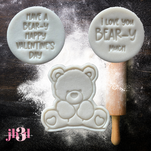 BEARY - Valentines - Cutter & Embosser  Stamps