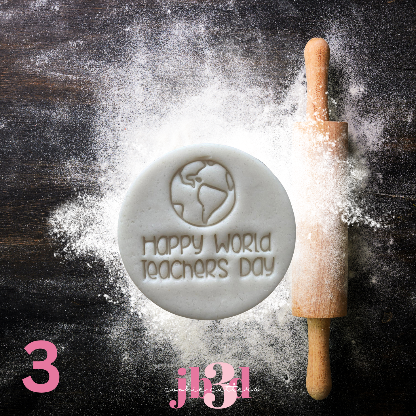 World Taecher's Day - Embosser/Debosser Stamps