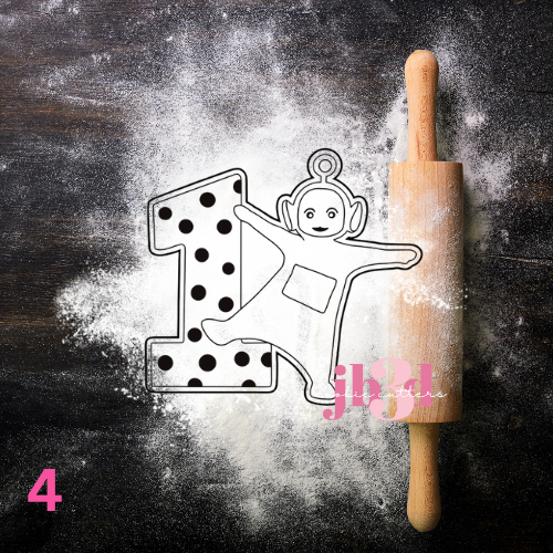 One Telly Tubbys- Cutters & Embosser Stamps