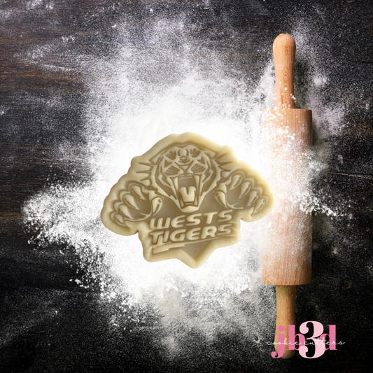 Wests Tigers - Cutter & Debosser Stamp