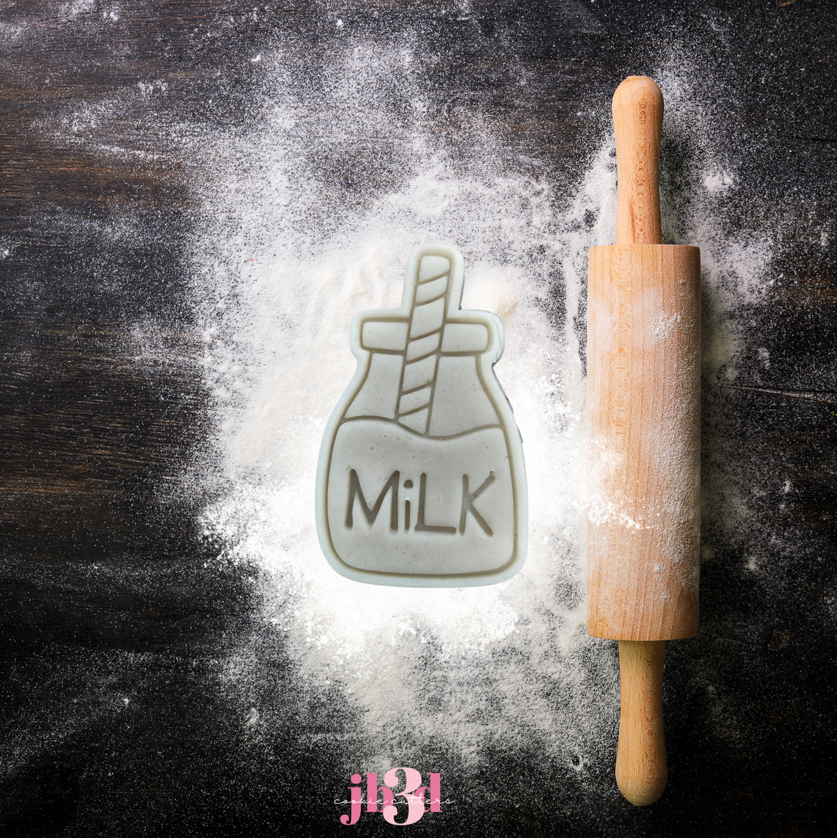 Milk - Cutter & Embosser Stamp