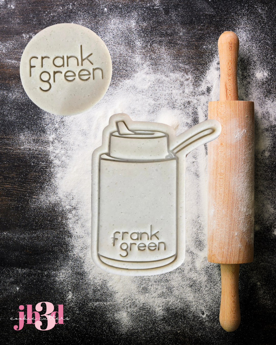Frank Green Drink Bottle Set  Cutter & Embosser Stamps