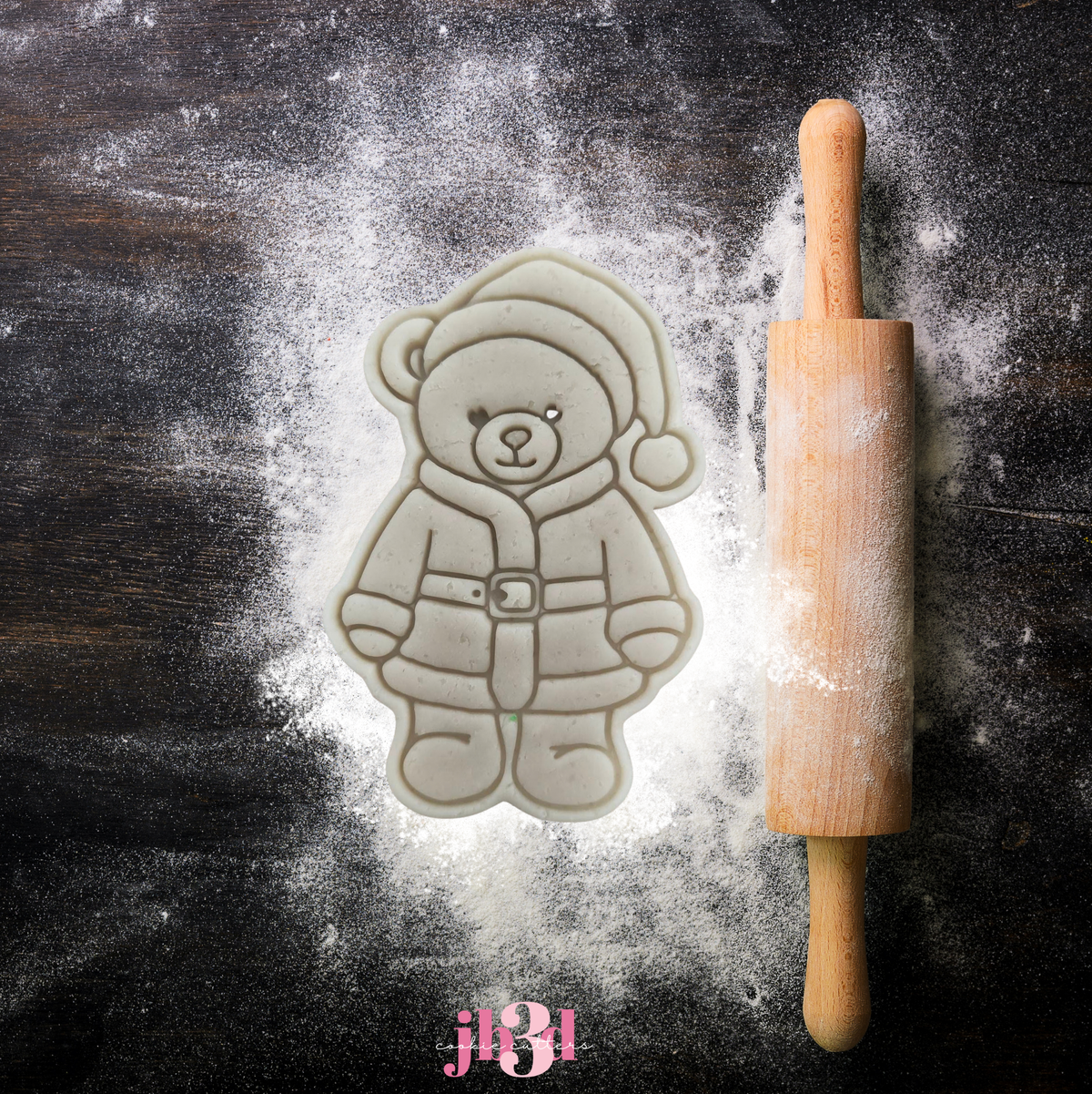 Christmas Bear - Cutter & Embosser Stamp