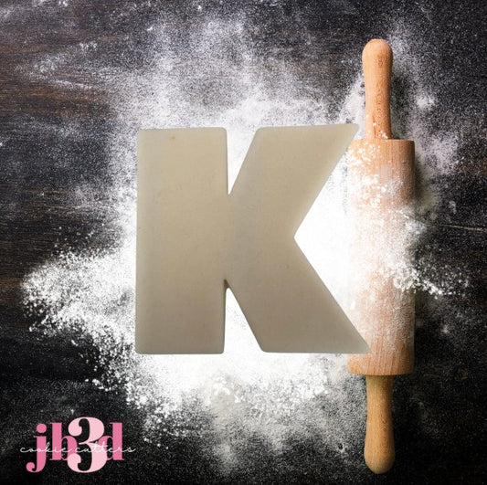 Chunky Letter K -Outter CutterOnly