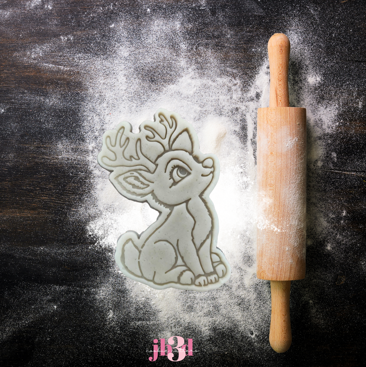 Reindeer - Cutter & Embosser Stamp