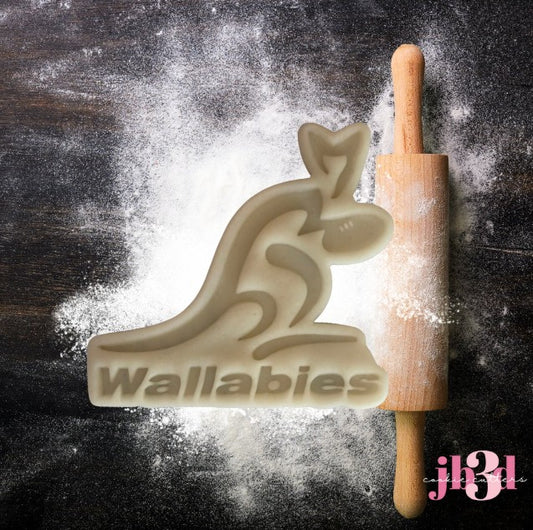 Wallabies Rugby - Embosser/Debosser Cutter and Stamp