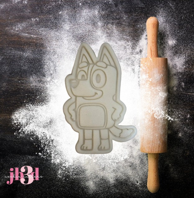 Chilli Heeler Mum (Bluey) Cutter & Embosser Stamp