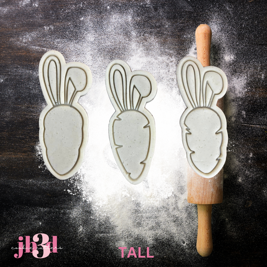 Tall Carrots x 3 - Cutters & Embosser Stamps