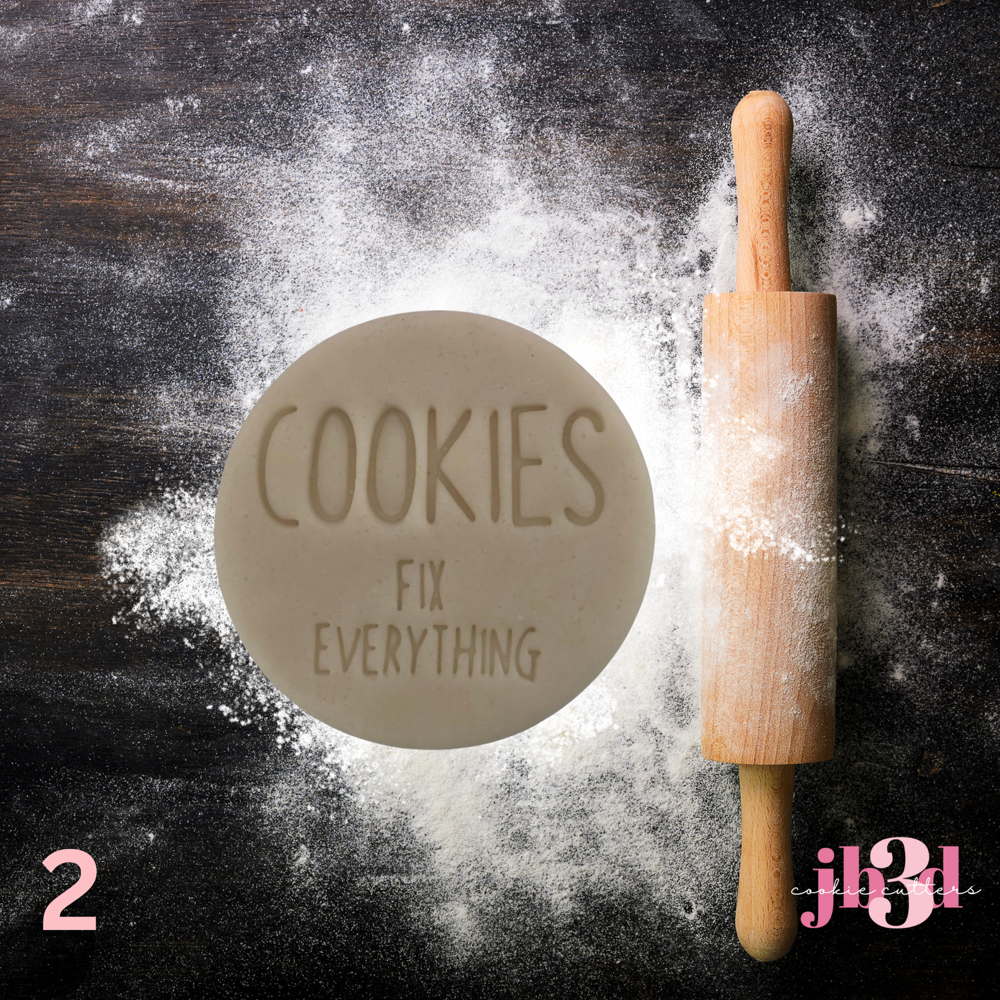 MIXED QUOTES 70mm round Stamps