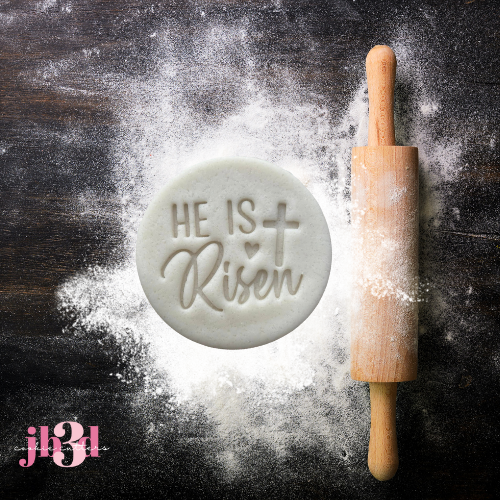 He is Risen -  Embosser Stamp 2 sizes