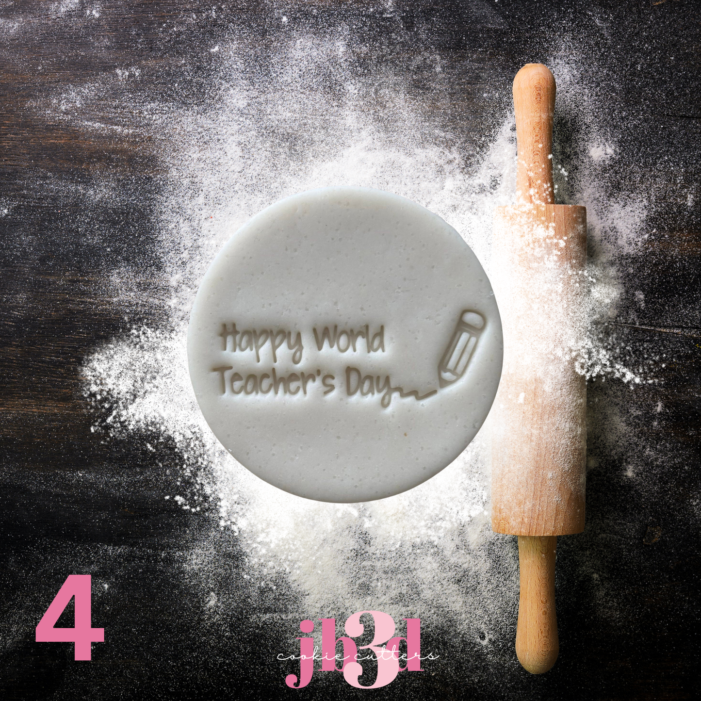 World Taecher's Day - Embosser/Debosser Stamps