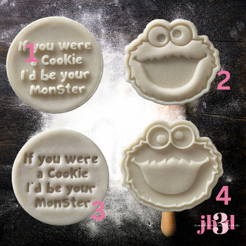 If you were a Cookie, I'd be your Monster - Cutters & Stamps