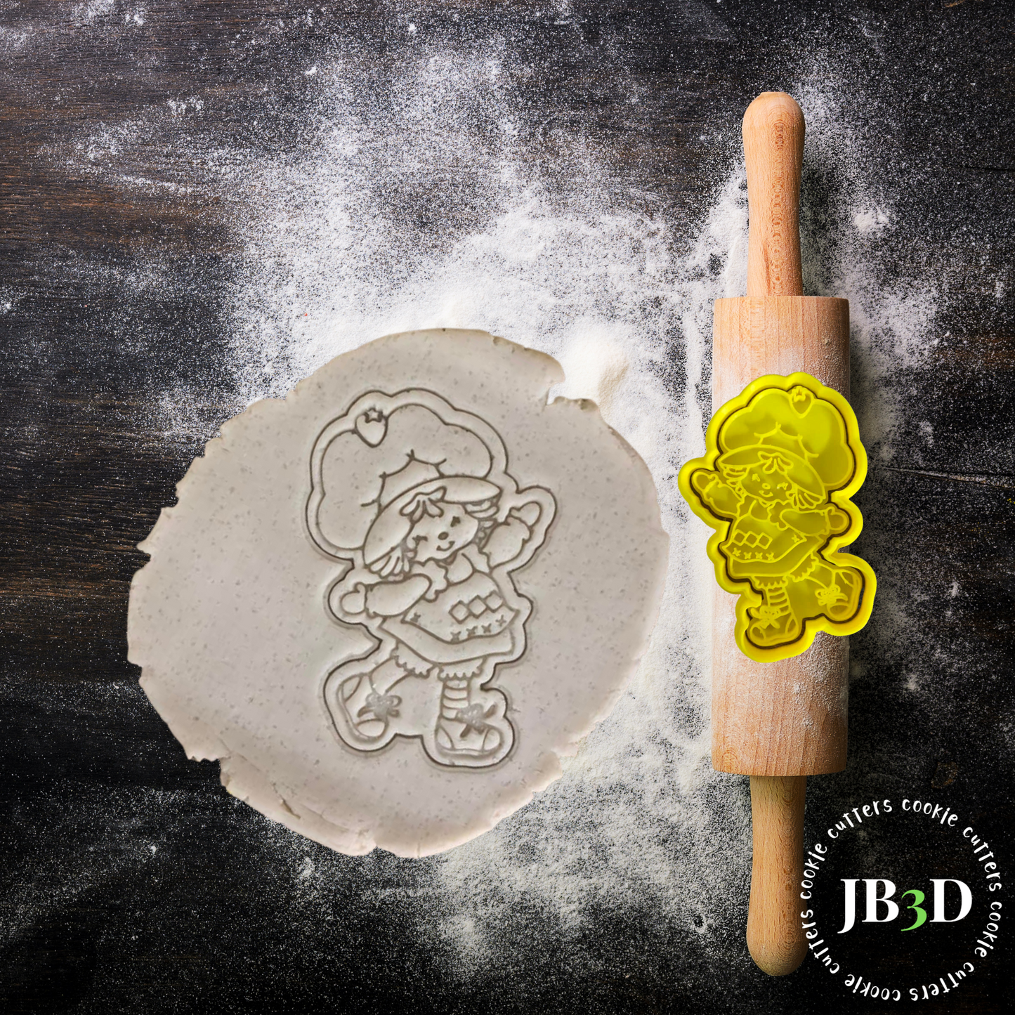 Straw berry Short cake Cutters & Embossers