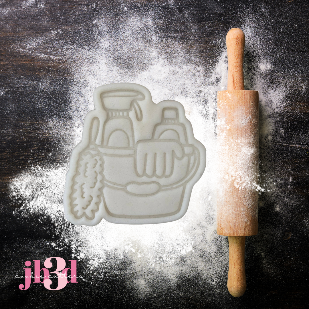 Cleaning Supplies and Thankyou's - Cutters & Embossr Stamps