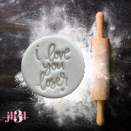 I love you Loser - 70mm Embosser Stamp