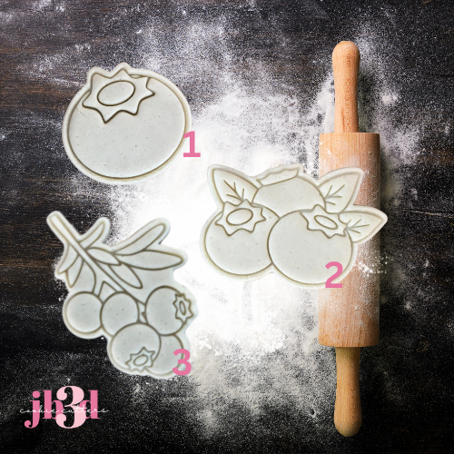 Bluberry Set 1 - Cutters & eEmbosser Stamps