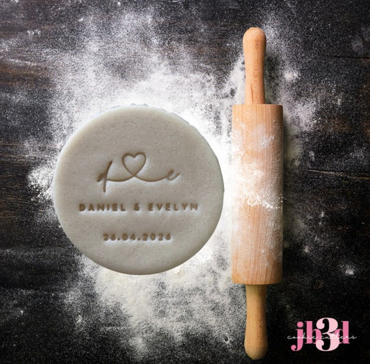 Custom Wedding 70mm Embosser Stamp
