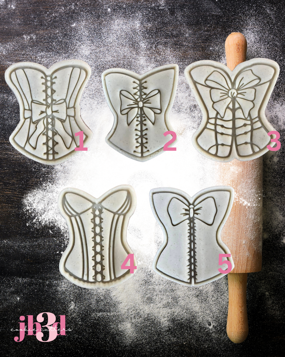 Corset Lingere Hens Night - Cutters & Embosser Stamps