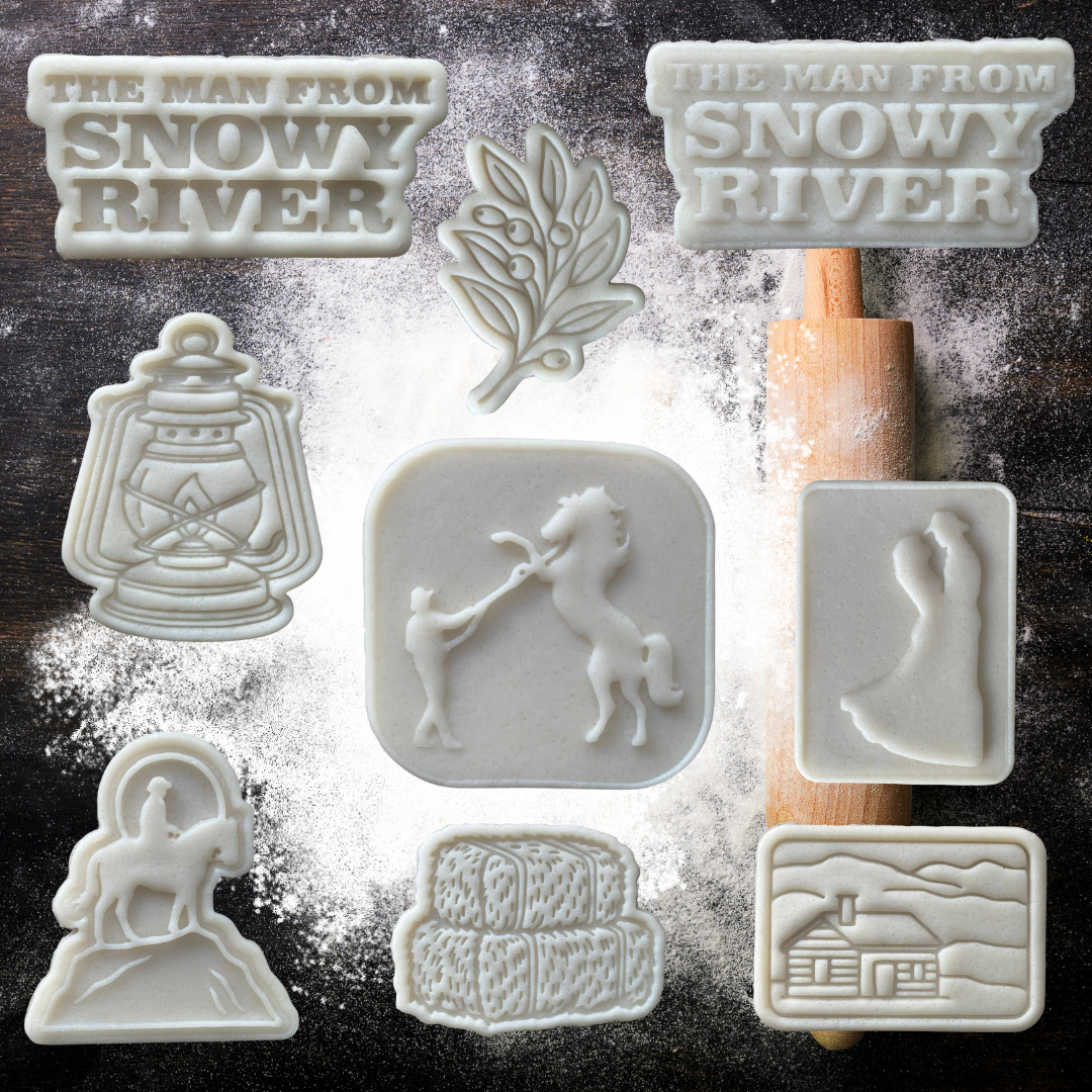 The Man from Snowy River - Cutters & Embosser/Debosser  Stamps