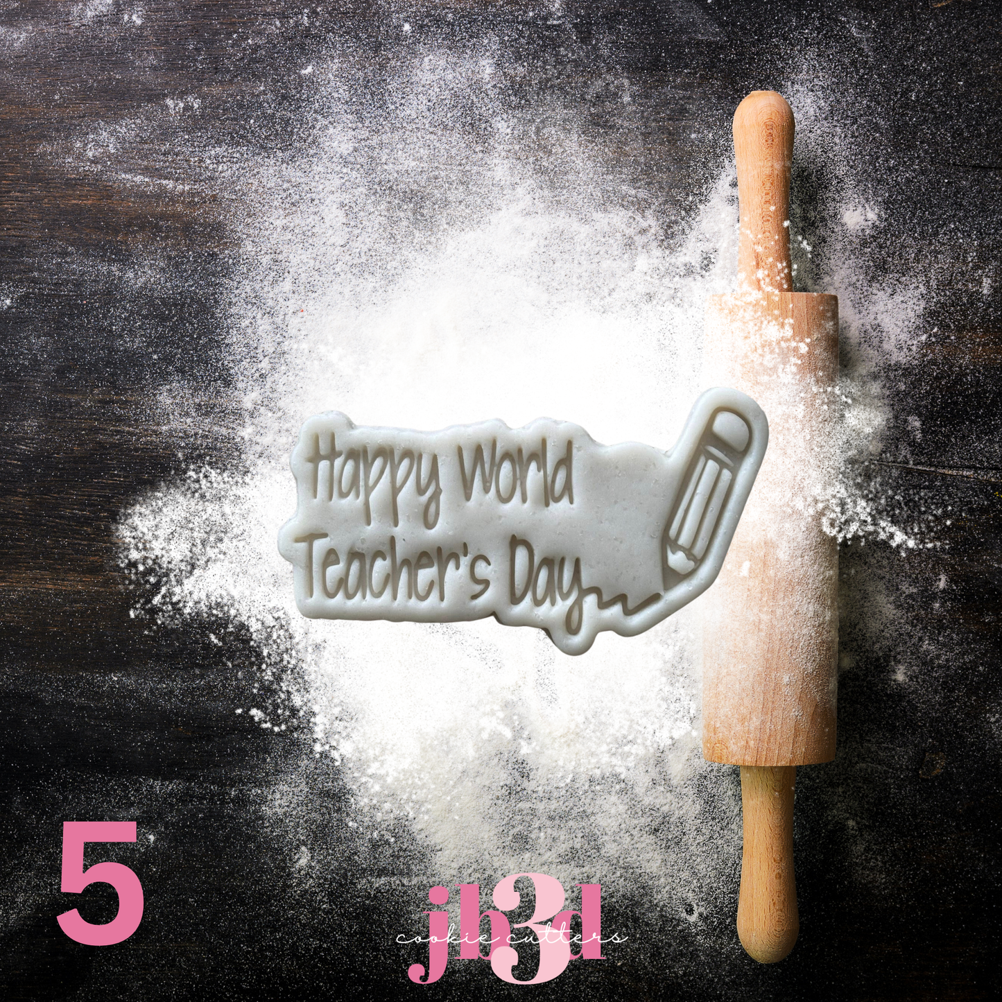 World Taecher's Day - Embosser/Debosser Stamps