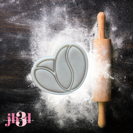 Coffee Beans - Mini 60mm Cutter & Stamp