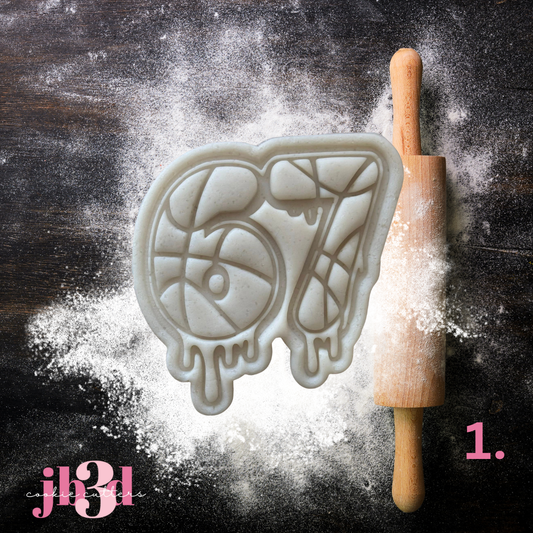 Six Seven 67 Cutters & Embosser Stamps