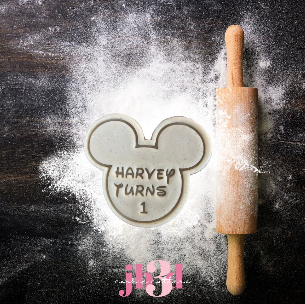 Mickey turns 1 - Custom Cutter & Embosser