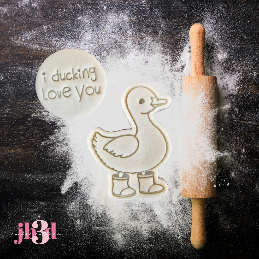 I ducking love you Set - Cutter & Embosser Stamps