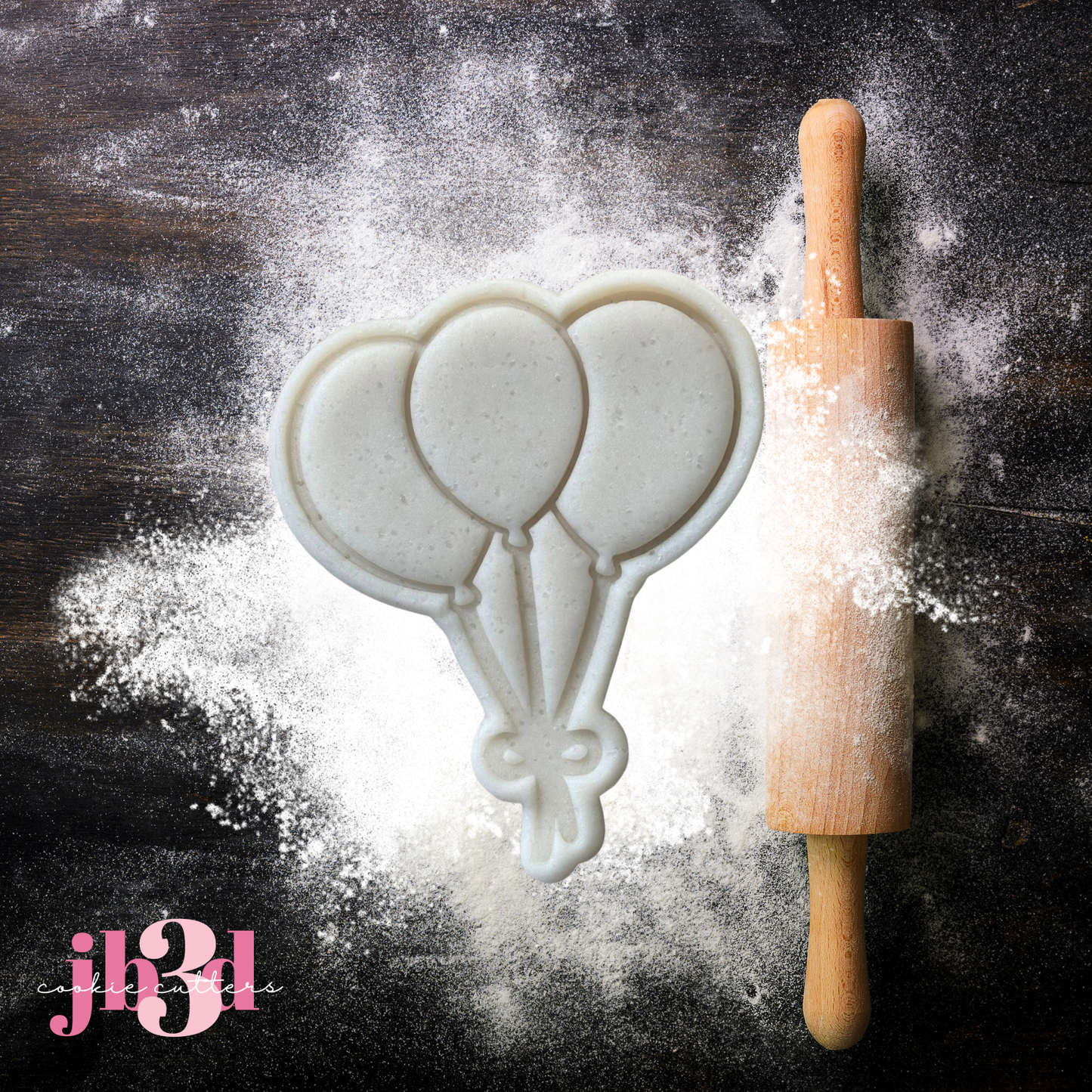 Clown Party Hat Baloons - Cutters & Embosser Stamps