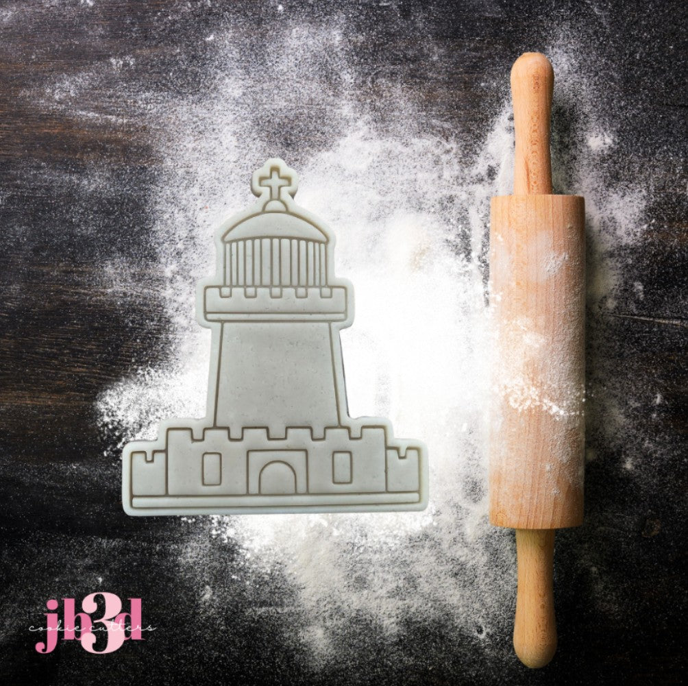 Lighthouse Castle - Cutter & Debosser or Embosser Stamp