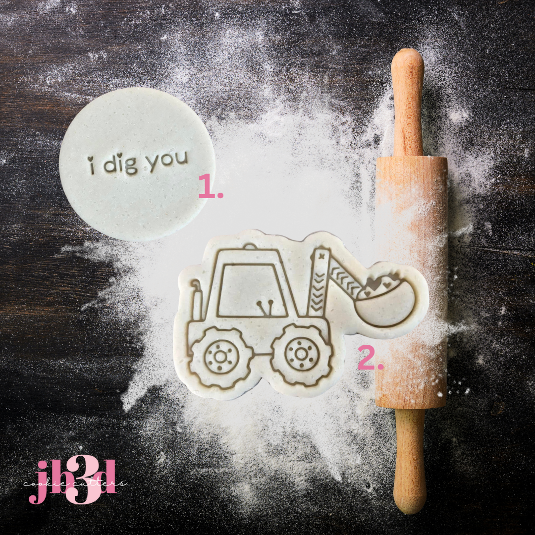 I dig you - Set Cutter & Embosser Stamps