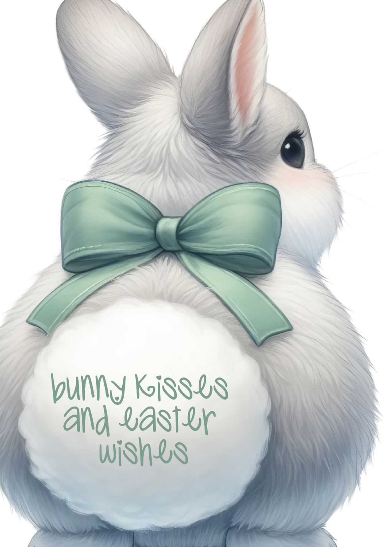 COOKIE CARD - Bunny Kisses & Easter Wishes