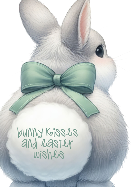 COOKIE CARD - Bunny Kisses & Easter Wishes