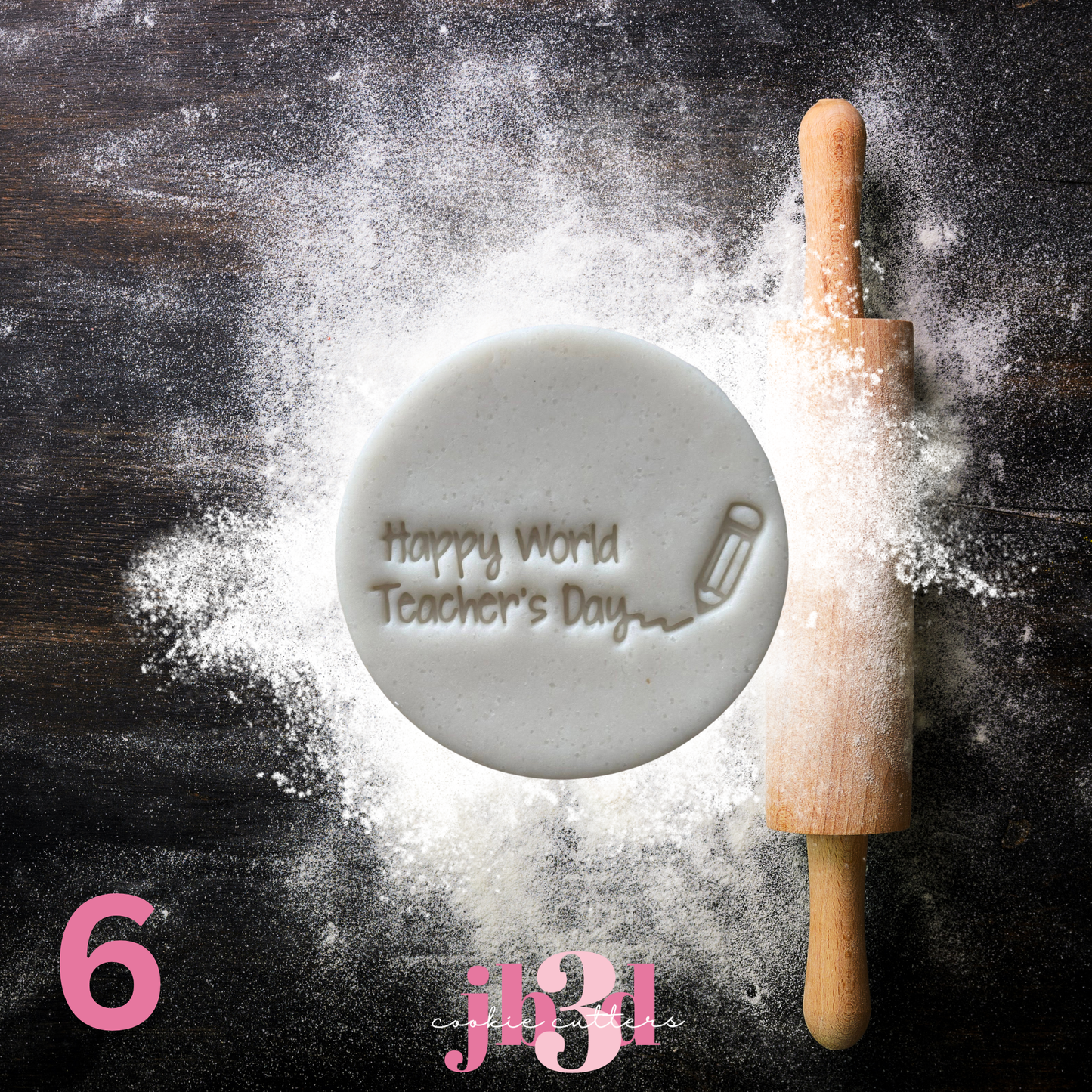 World Taecher's Day - Embosser/Debosser Stamps