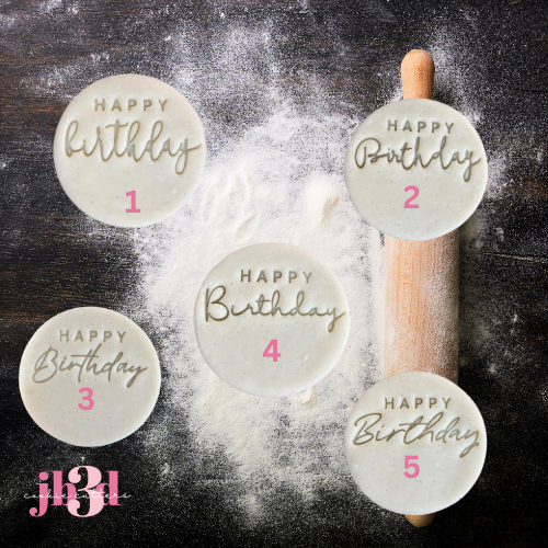 Happy Birthday (Room for name/s to be stamped)