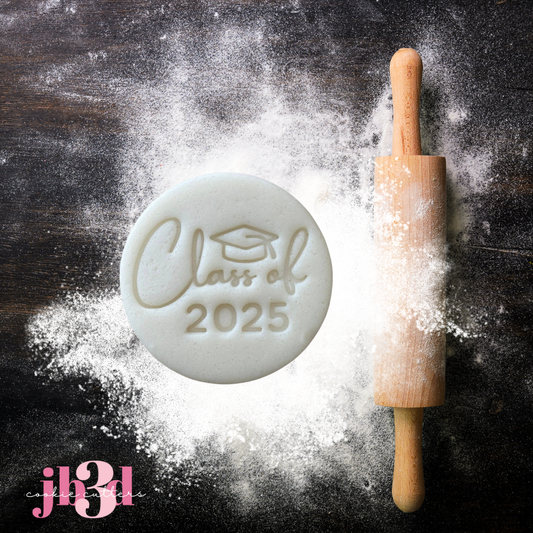 Class of 2025 70mm round Embosser Stamp