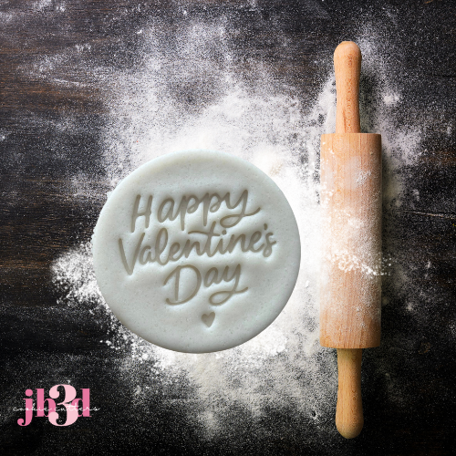 Happy Valentines Day - 70mm Embosser Stamp