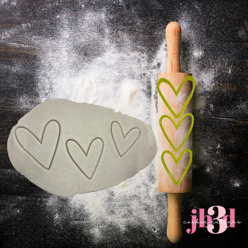 Scalloped Cutter - Glasses - Lover - Hearts - Cutters and Stamps