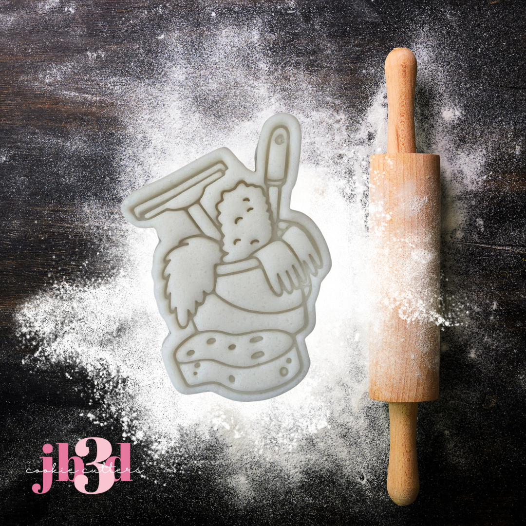 Cleaning Supplies and Thankyou's - Cutters & Embossr Stamps