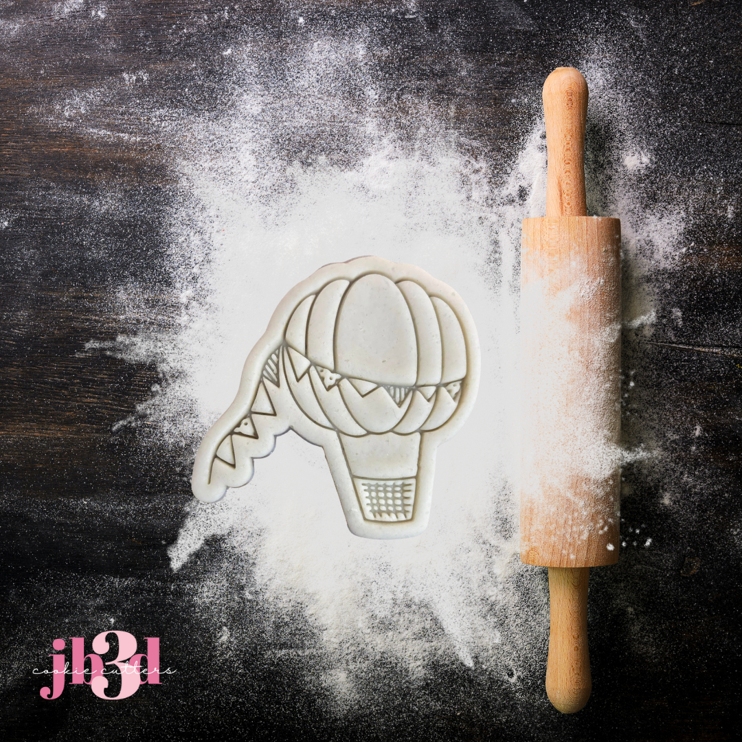 Hot Air baloon - Cutter & Embosser Stamp