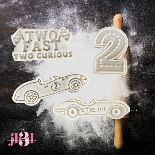 Two Fast Two Curious Set - Cutters & Stamps