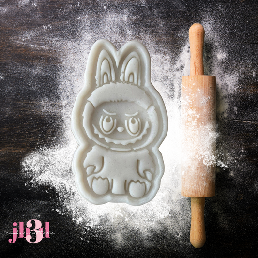 Labubu - Cutter & Debosser Stamp 80mm