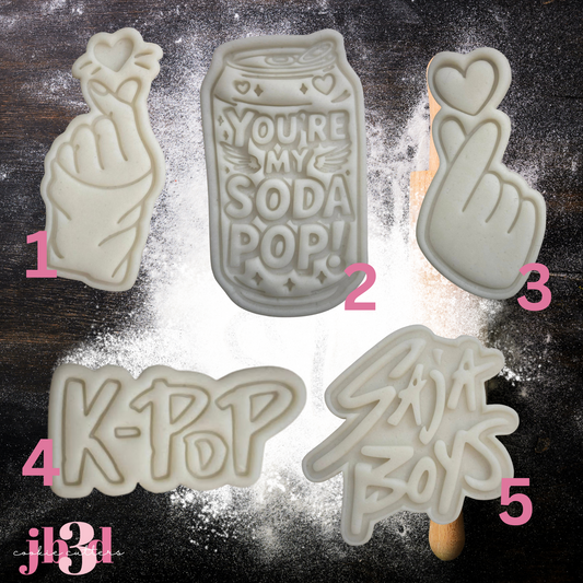 K -Pop 2  - Cutters & Embosser Stamps