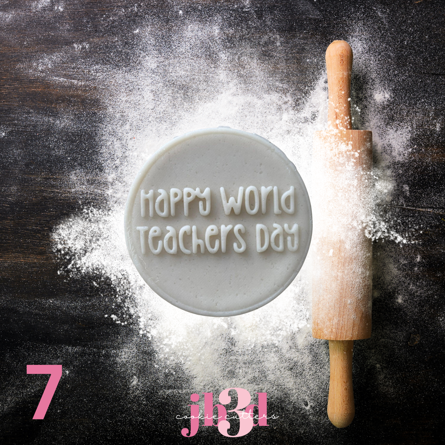 World Taecher's Day - Embosser/Debosser Stamps